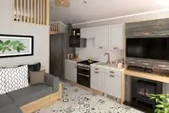 Glass House interior