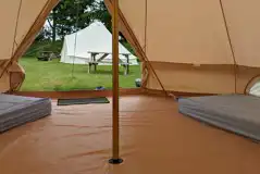 View from the bell tent