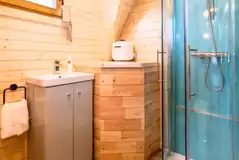 Parkgate cabin ensuite with shower and toilet Parkgate cabin ensuite with shower and toilet