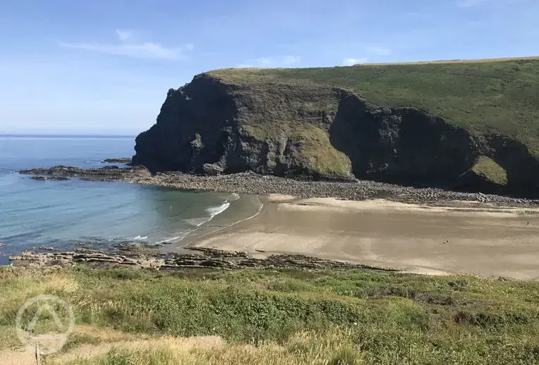 Nearby beach