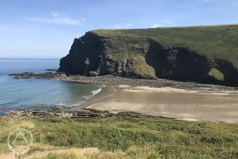 Nearby beach