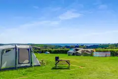 Non electric grass pitches at Penwarne Campsite