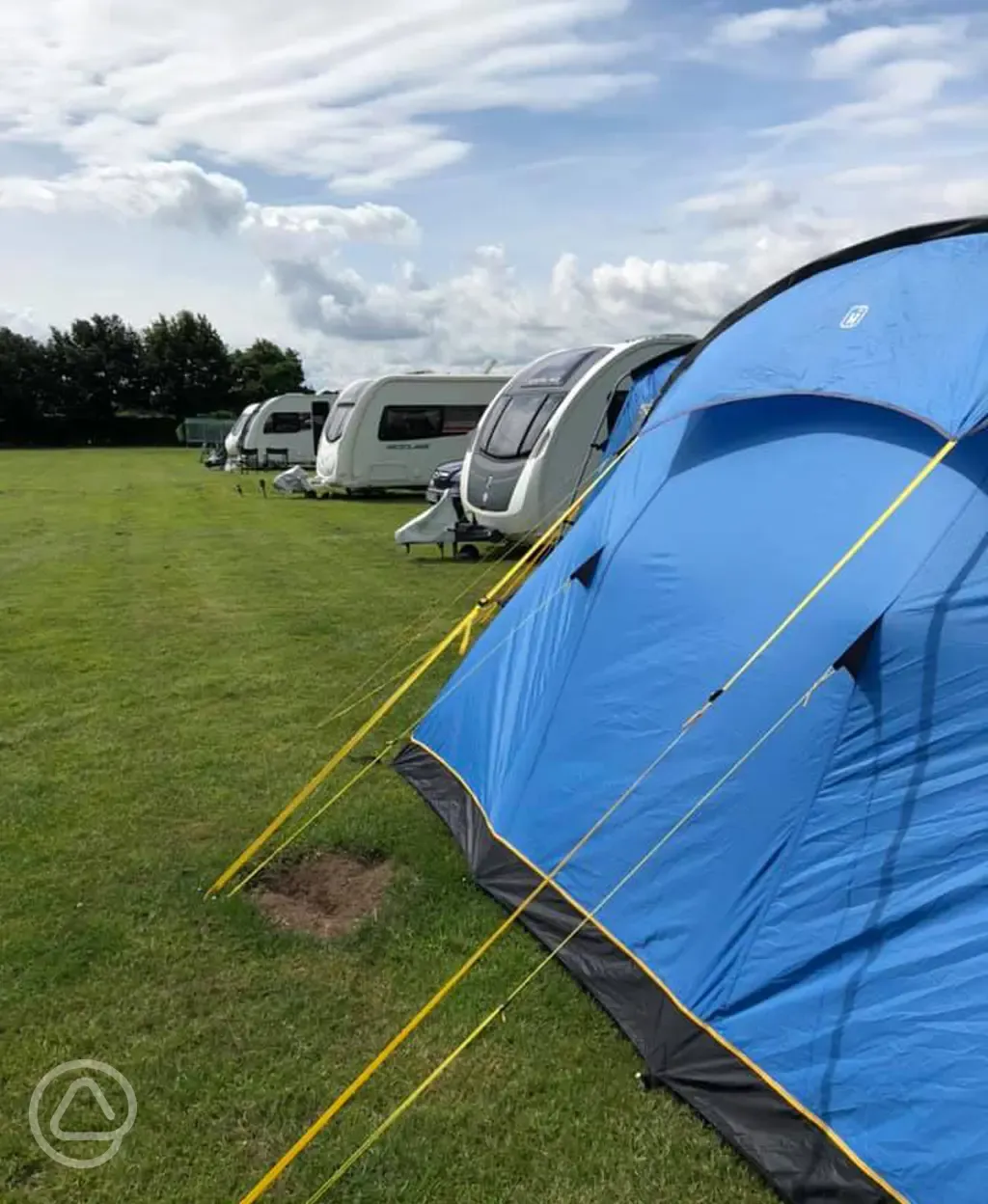 Grass pitches with optional electric 