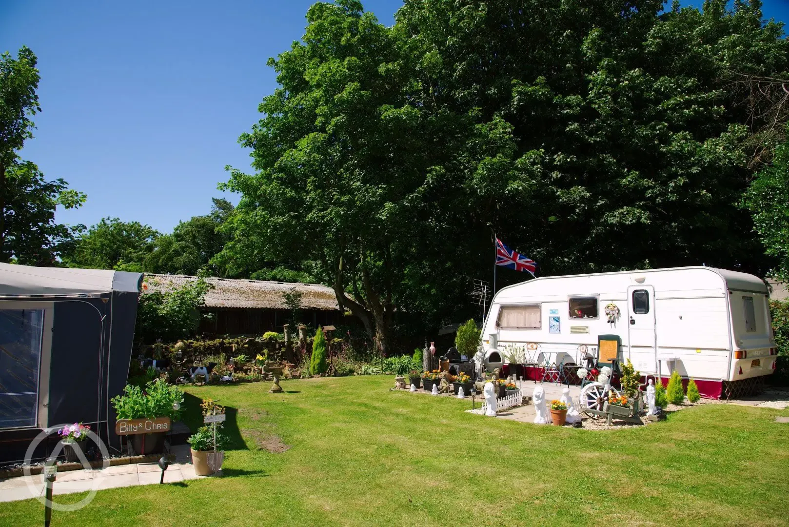 Caravans at Pinegroves Country Park