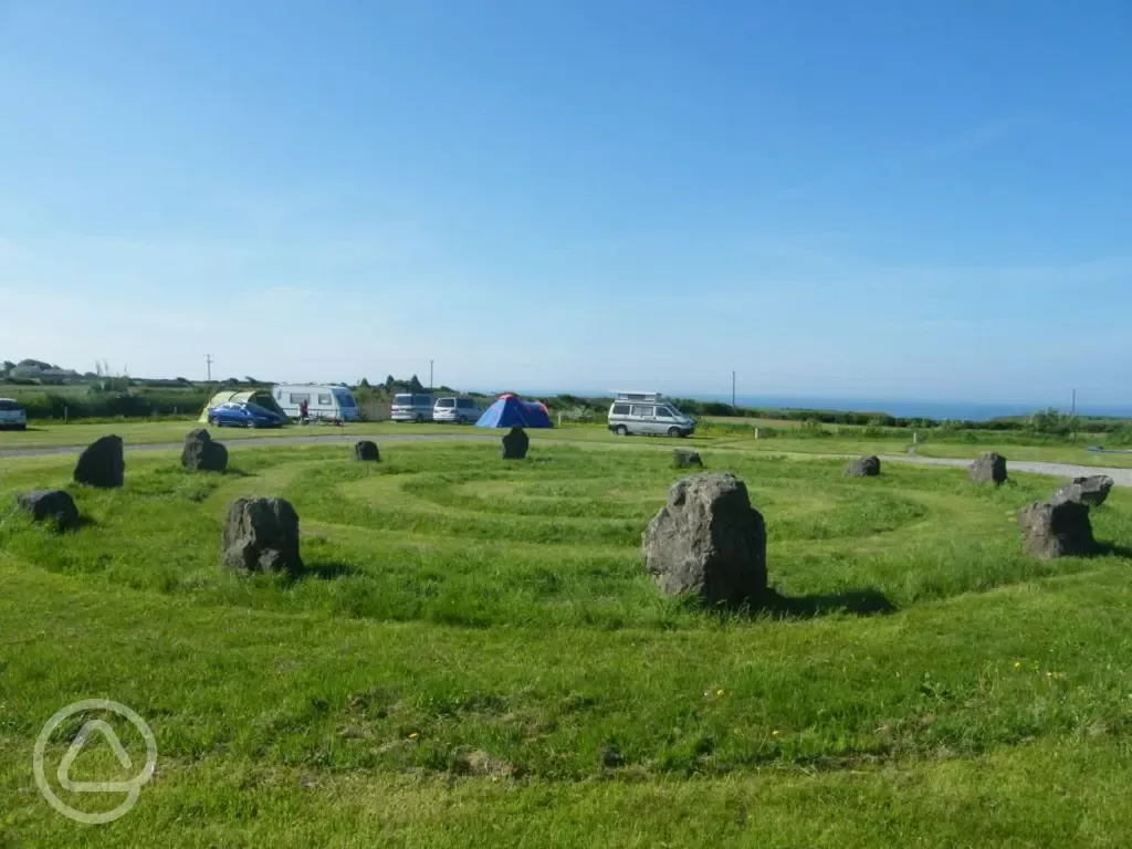 Stones at Pitton Cross Caravan and Camping Park
