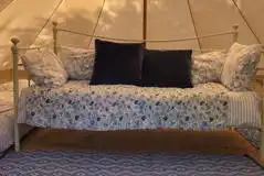 Billy Blue bell tent interior 