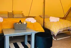 Lily Pad emperor bell tent interior