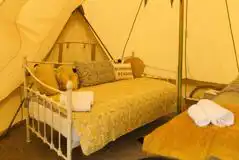 Lily Pad emperor bell tent interior