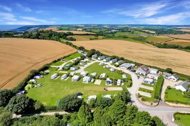 Aerial of Looe Country Park