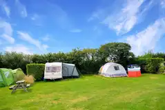 Fully serviced grass pitches at Looe Country Park Fully serviced grass pitches at Looe Country Park