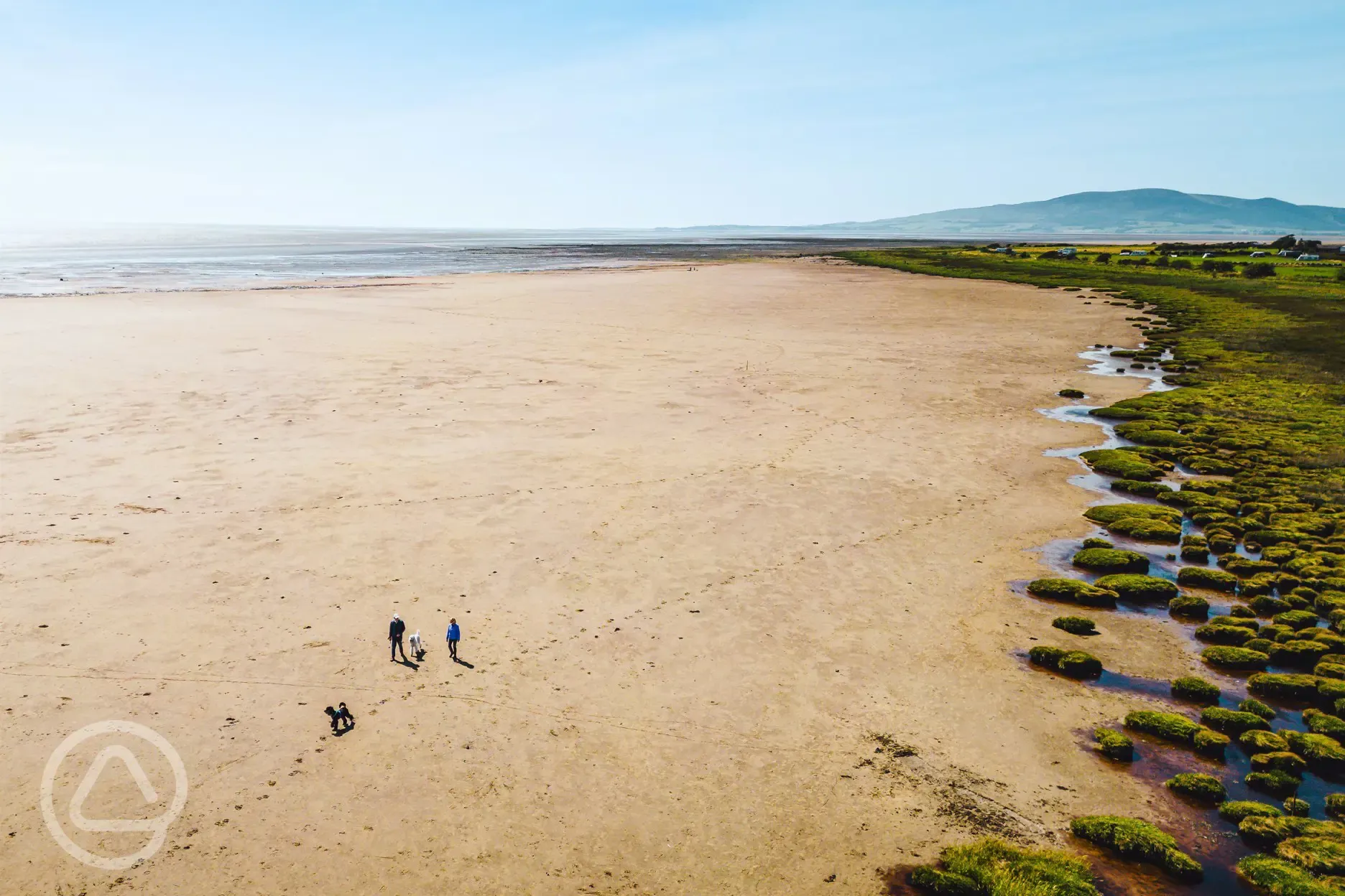 Powfoot Beach, five minutes away from Queensberry Bay