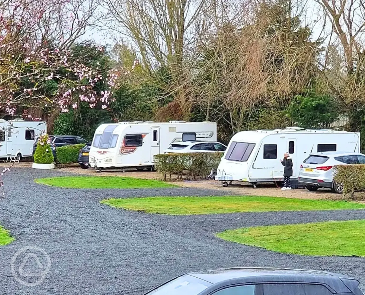 Electric hardstanding pitches