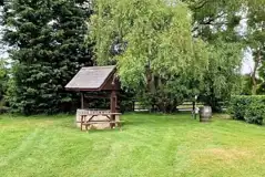 Electric grass tent pitches