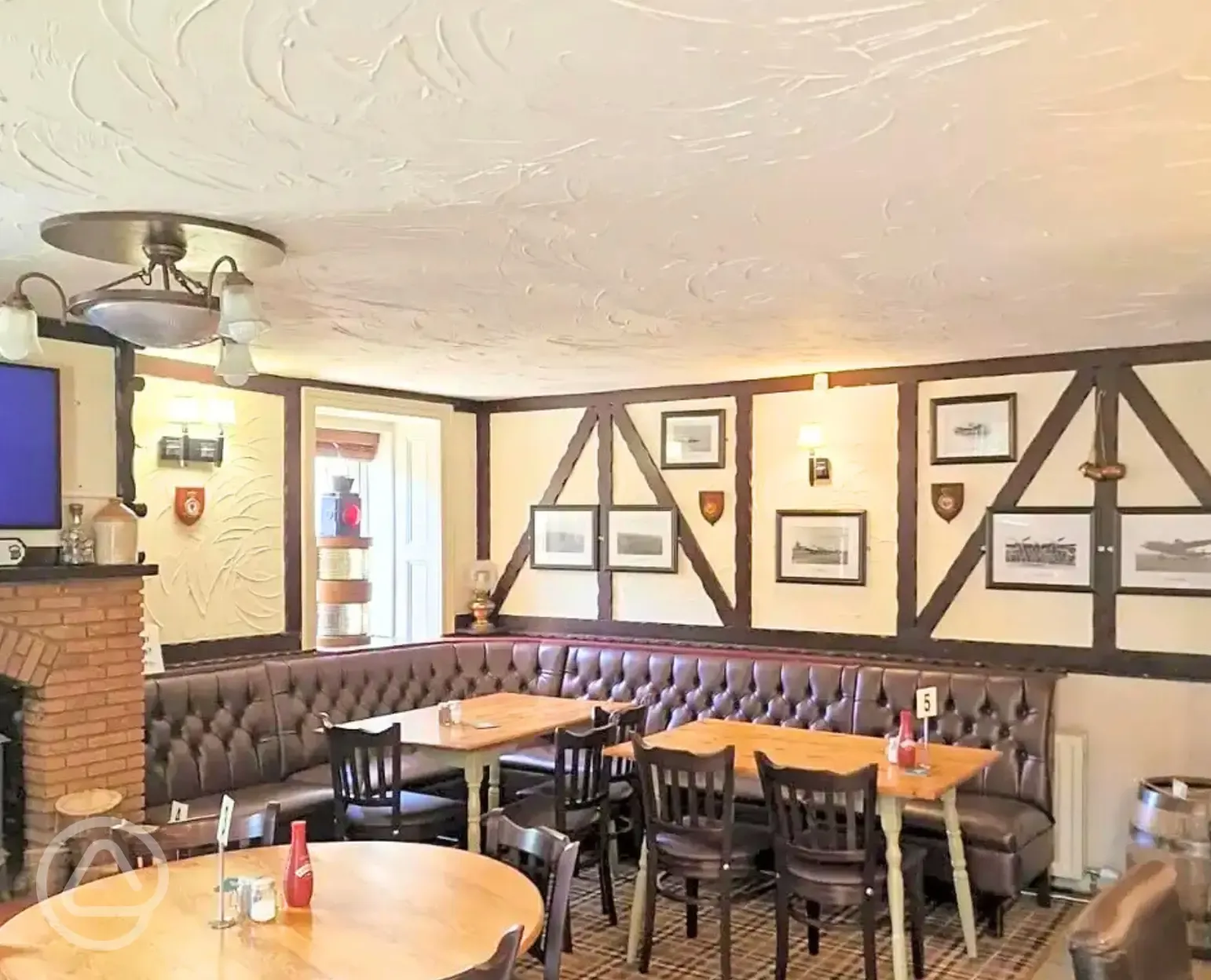 The Railway Inn indoor seating