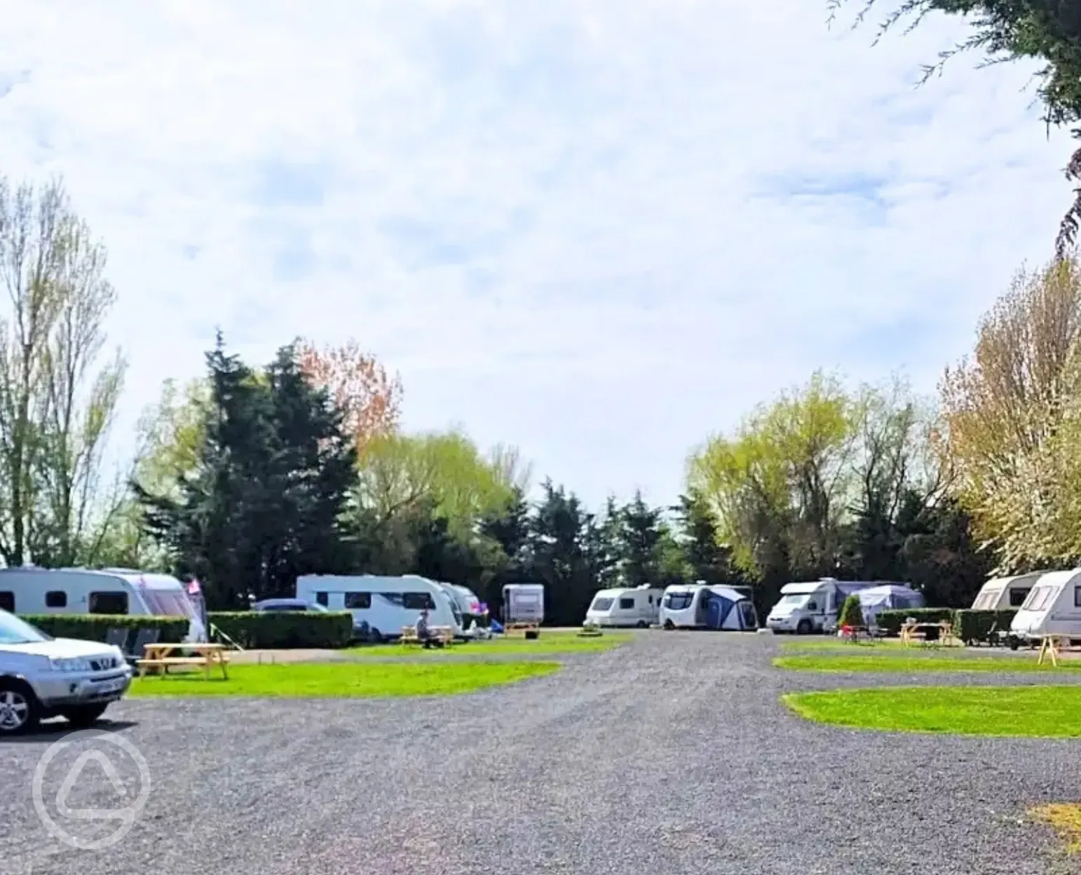 Electric hardstanding pitches