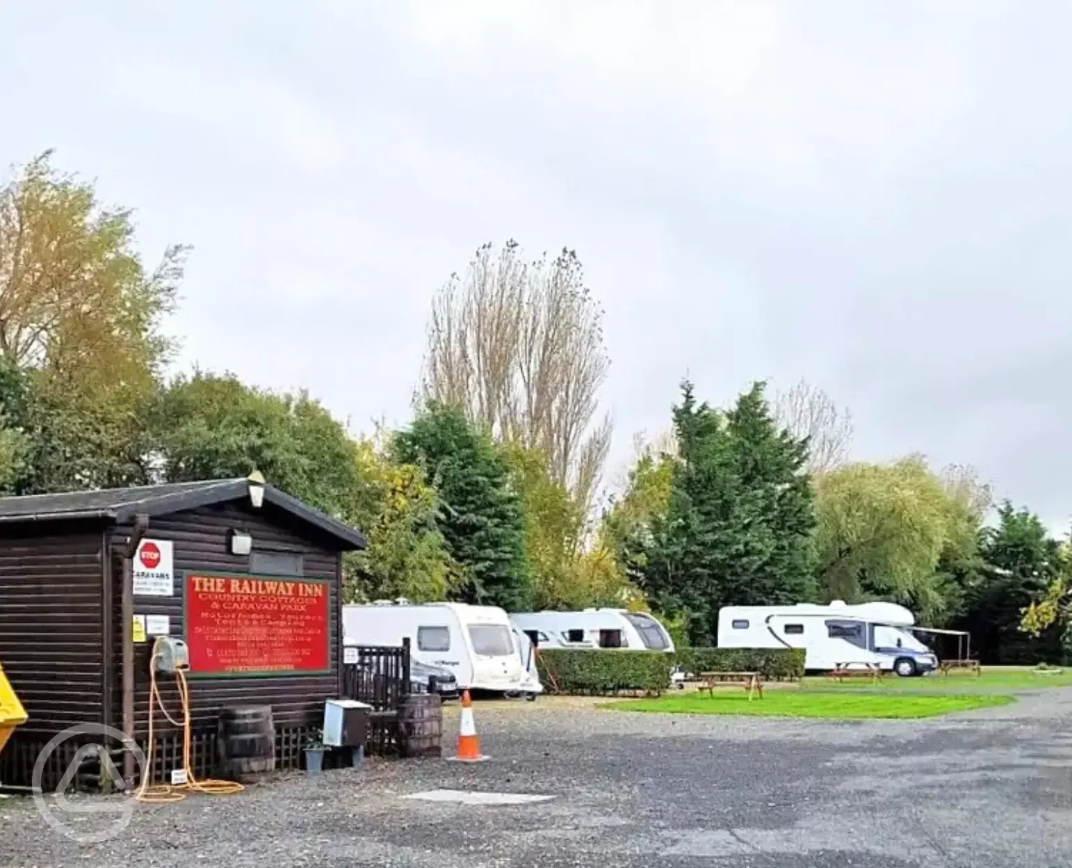 Electric hardstanding pitches