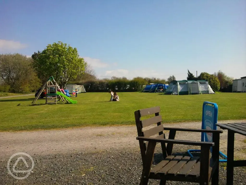 Play area at Rhosfawr Caravan and Camping Park