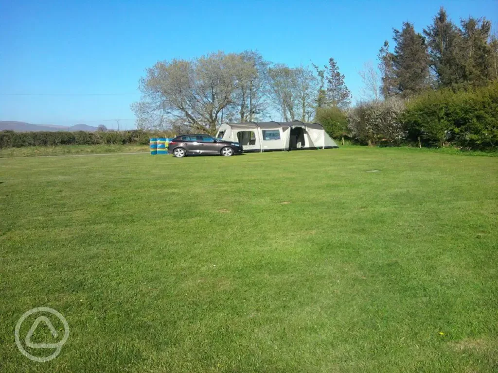Tent pitches at Rhosfawr Caravan and Camping Park