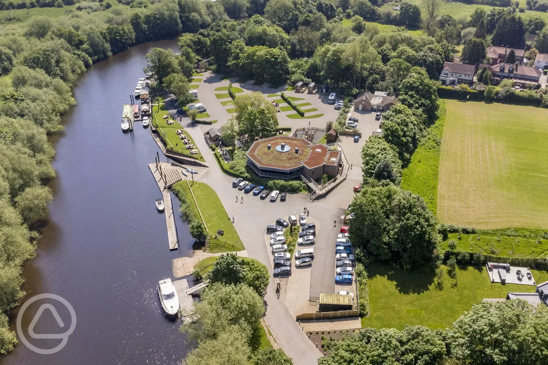 Aerial of the site