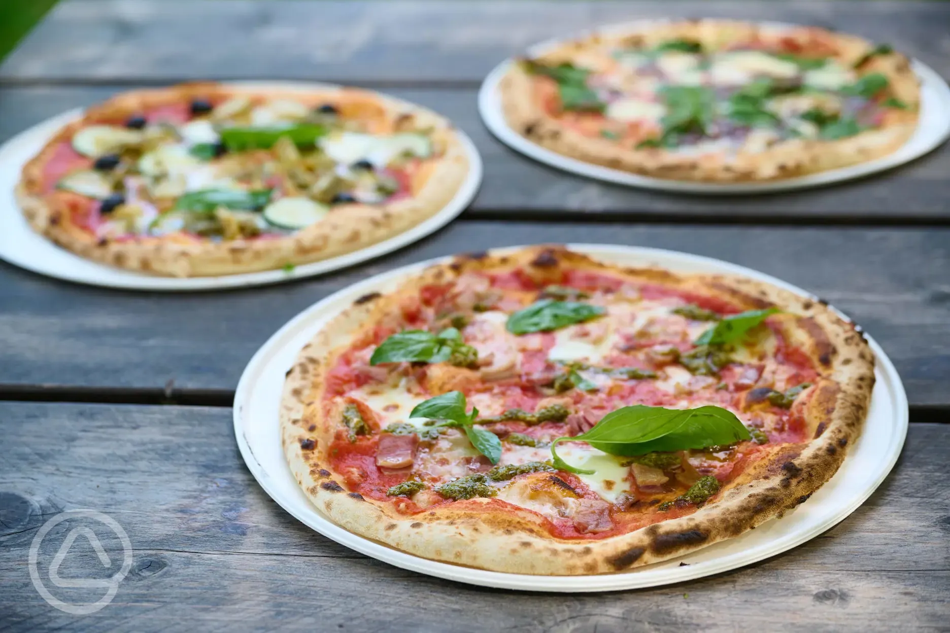 Pizza from Bosun's pizza oven, open seasonally on Fridays, Saturdays and Sundays