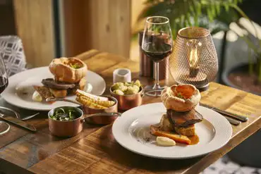 Sunday lunch from Bosuns restaurant, open Thursday to Sunday