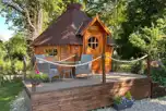 Chestnut glamping cabin