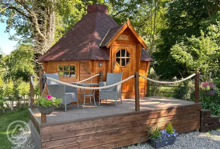 Chestnut glamping cabin