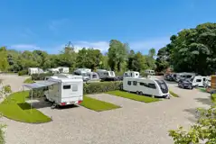 Hardstanding pitches with 16 amp electric hook ups and water supply