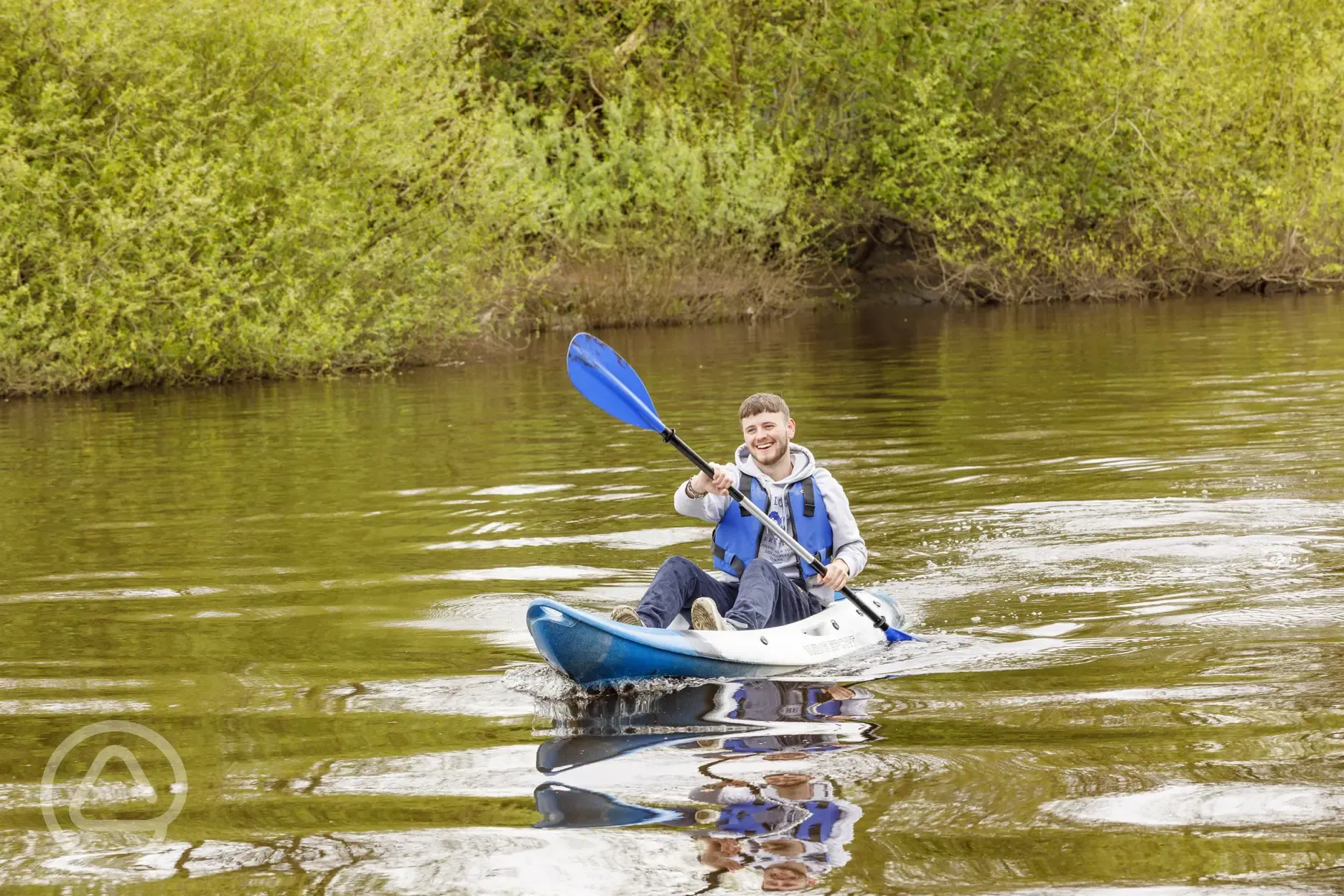Kayak hire on the river