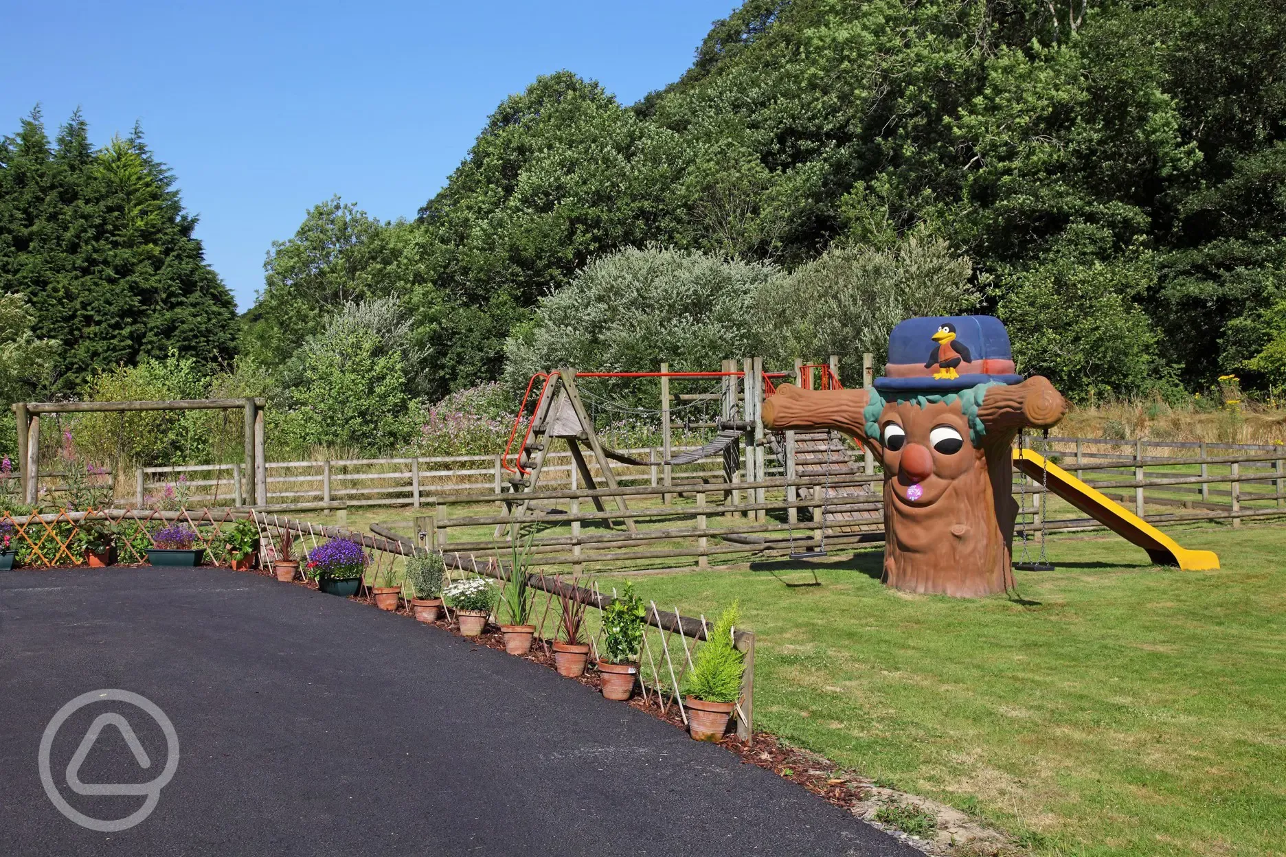 Children Play Area with Football Pitch