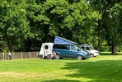 Riverside electric grass pitches (with a small fence between)