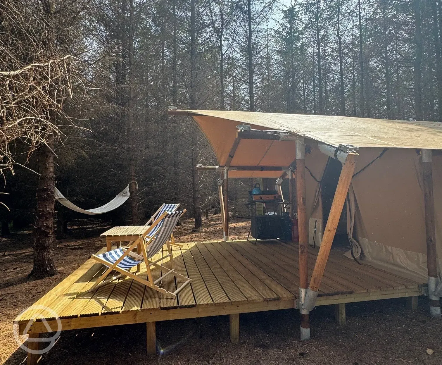 Drovers View Safari tent