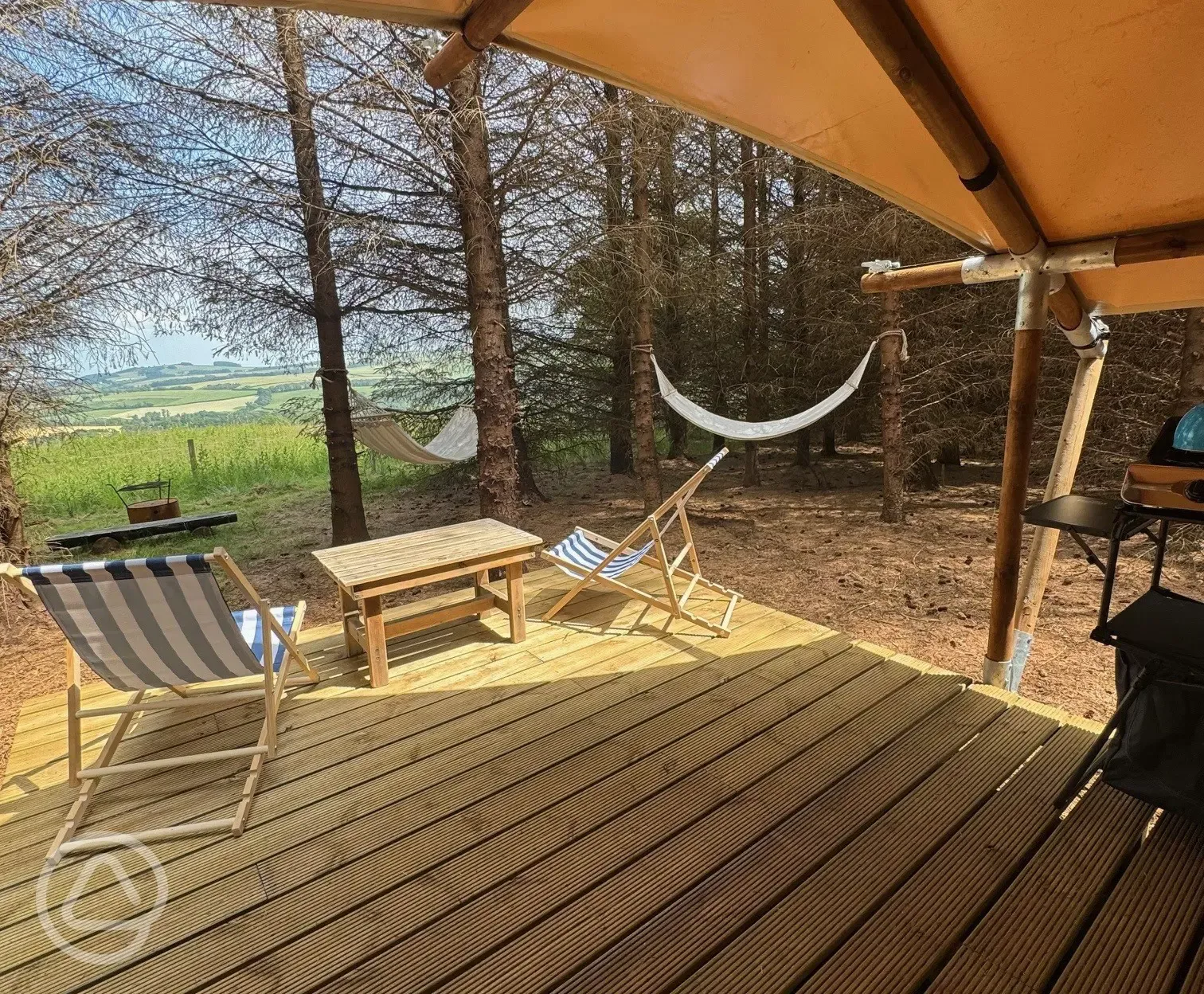 Drovers View Safari tent 