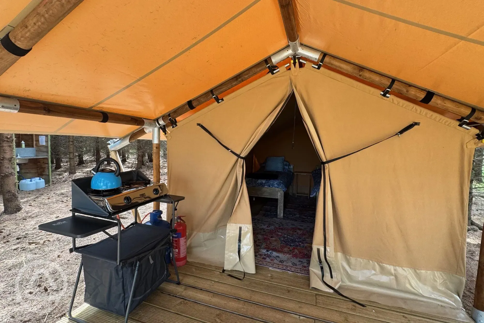 Drovers View Safari tent 