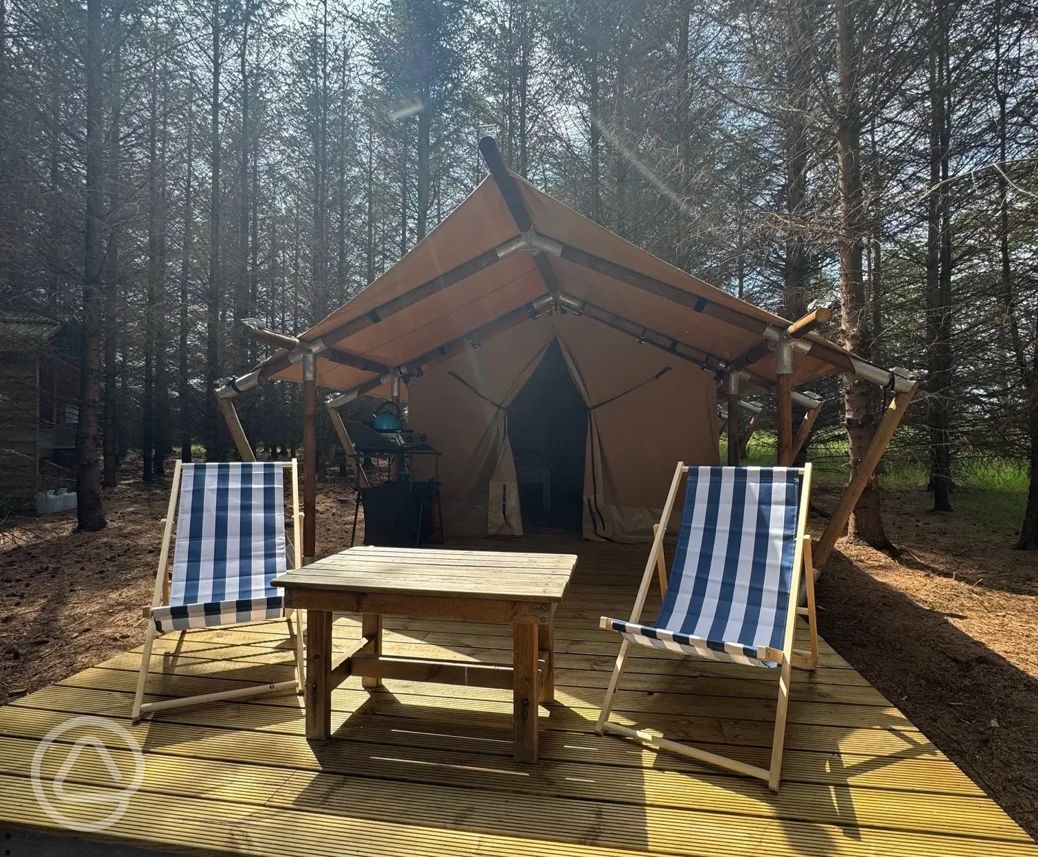 Drovers View Safari tent 