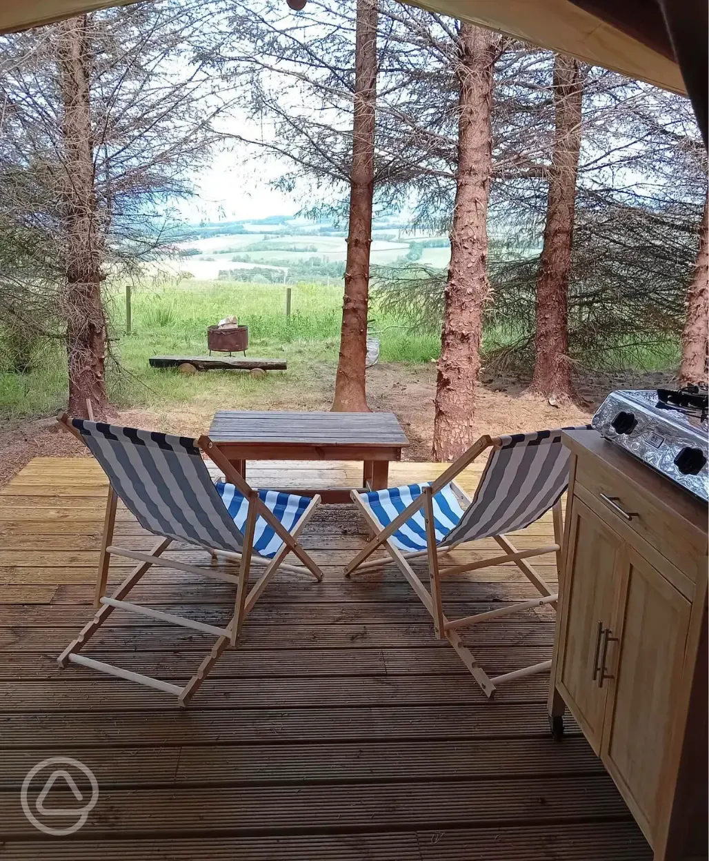 Drovers View Safari tent 