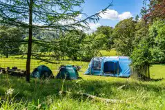 Non electric grass pitches for tents up to 7m x 7m