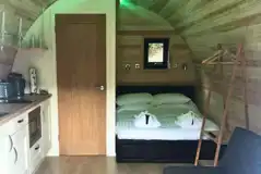 Luxury cedar pod interior