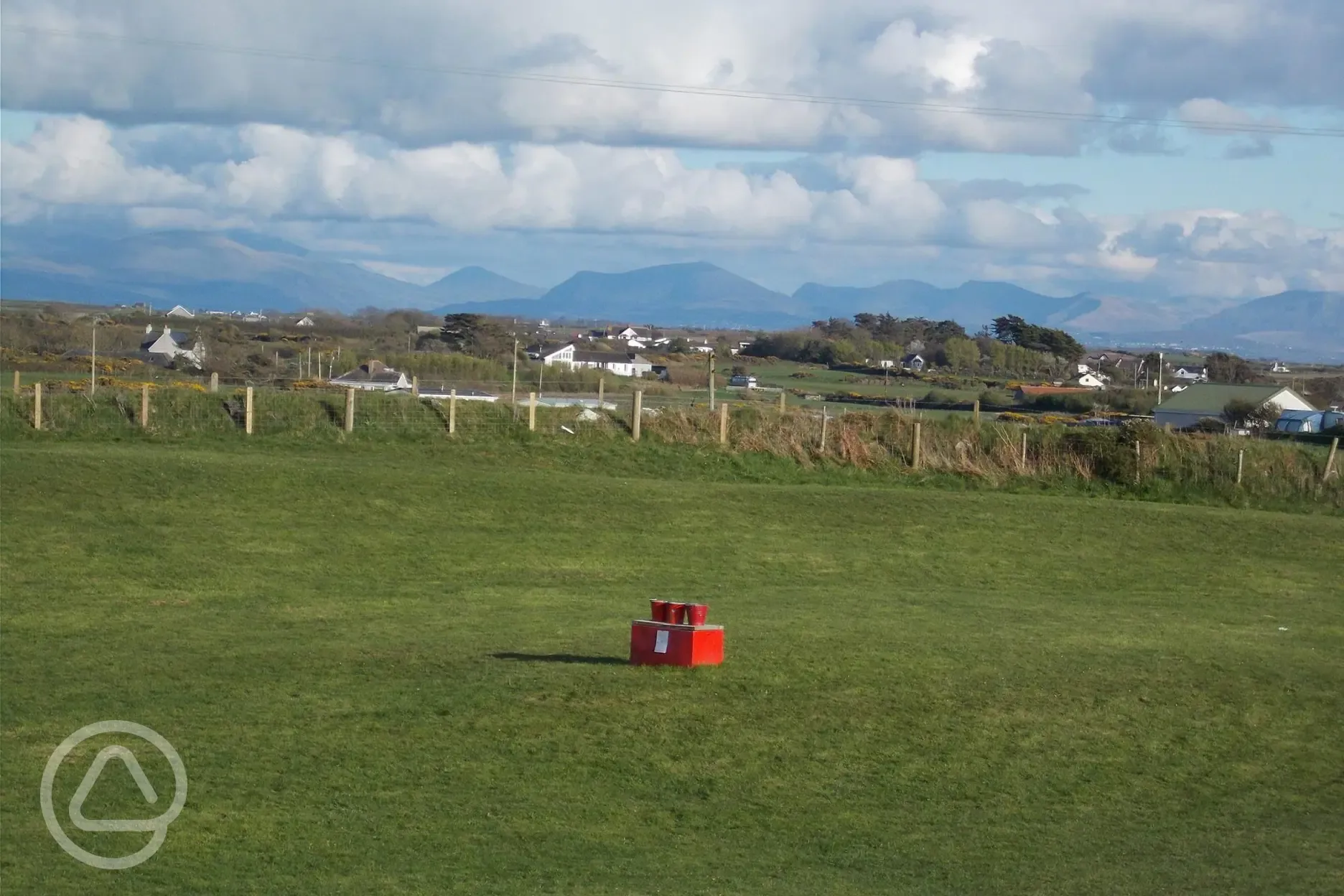 Camping Field, with views of Snowdonia