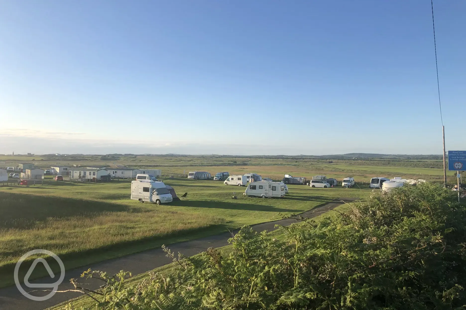 Riverside paddock pitches