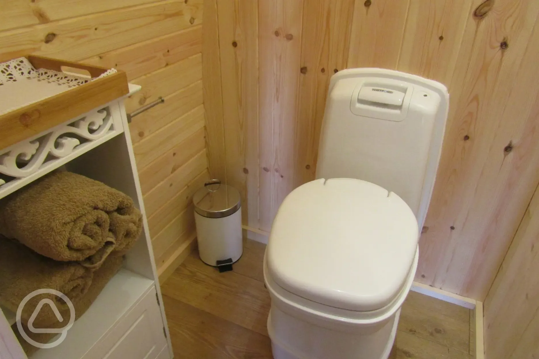The Pods even have there very own toilet facilities inside