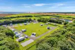Aerial of Mr Moo's Touring Park and views along the Yorkshire Coast