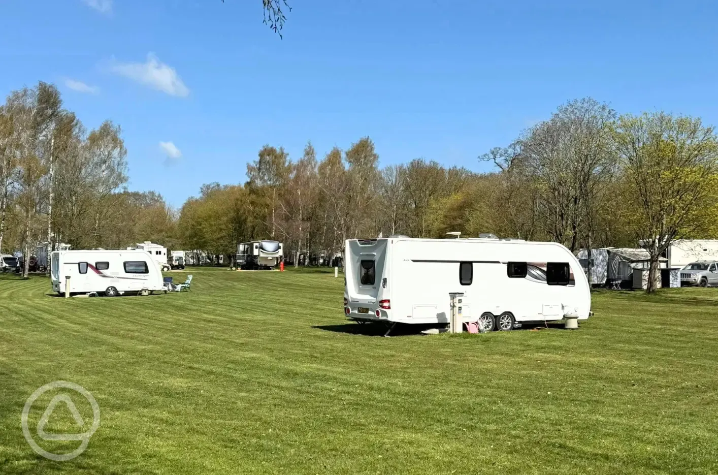 Grass pitches - optional electric