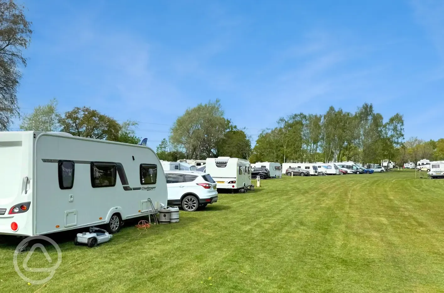 Grass pitches - optional electric