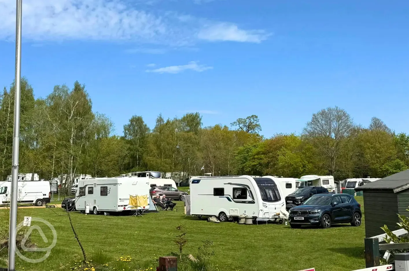 Grass pitches - optional electric