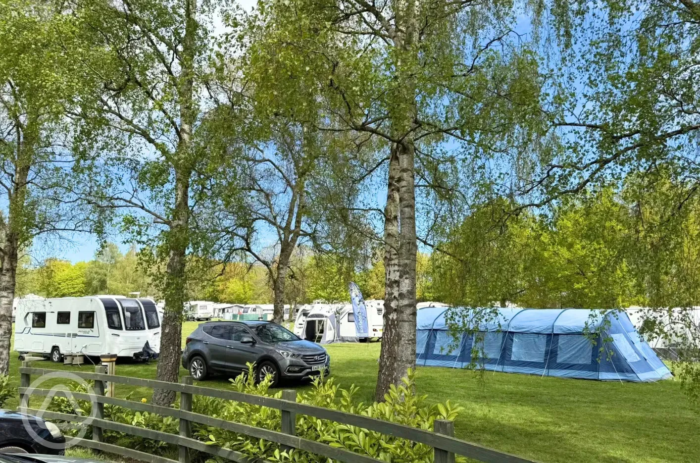 Grass pitches - optional electric