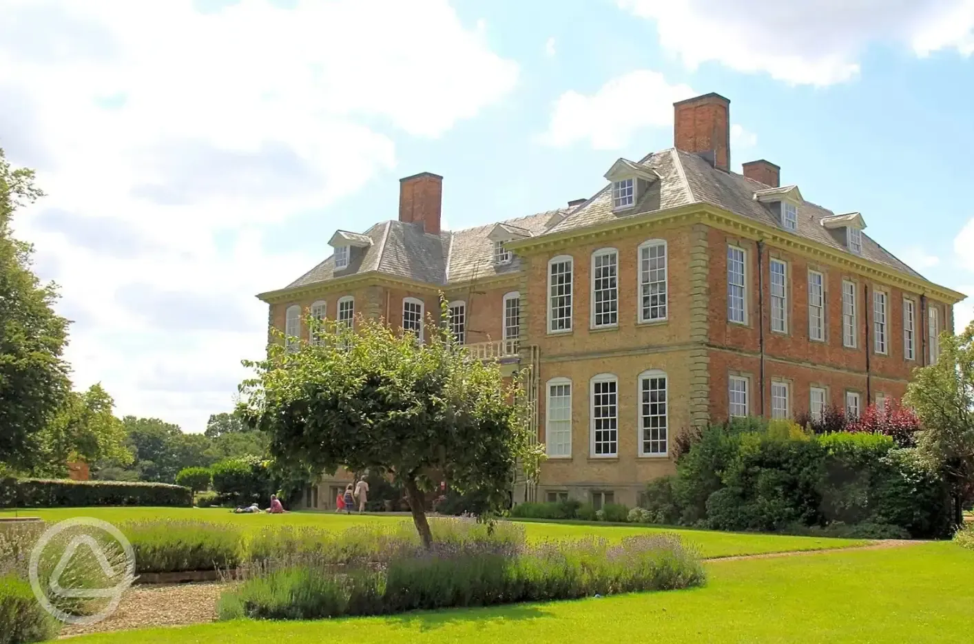 In the grounds of Stanford Hall estate