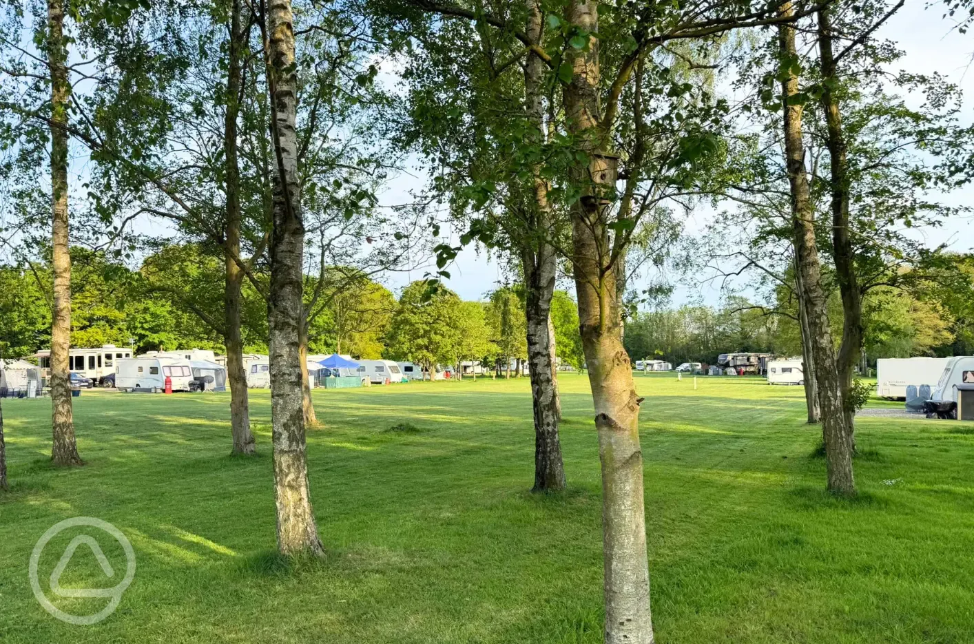 Grass pitches - optional electric