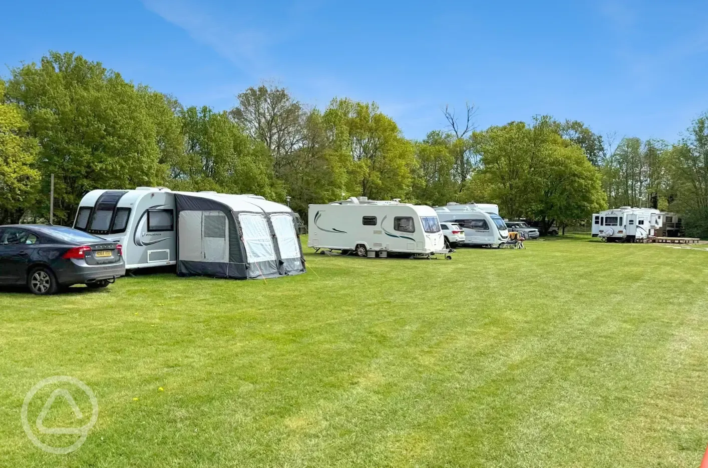 Grass pitches - optional electric
