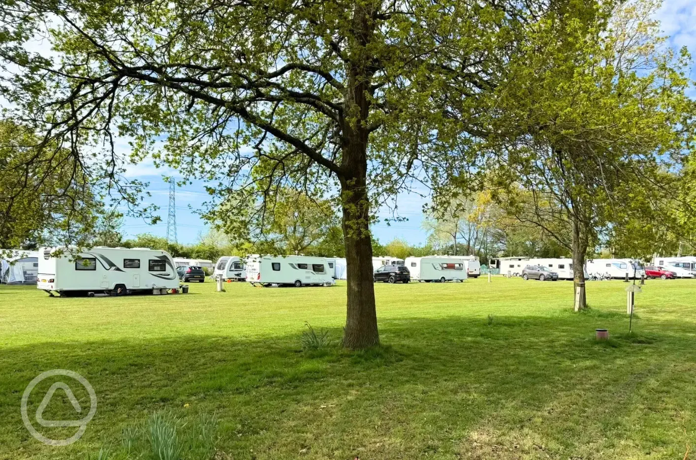 Grass pitches - optional electric